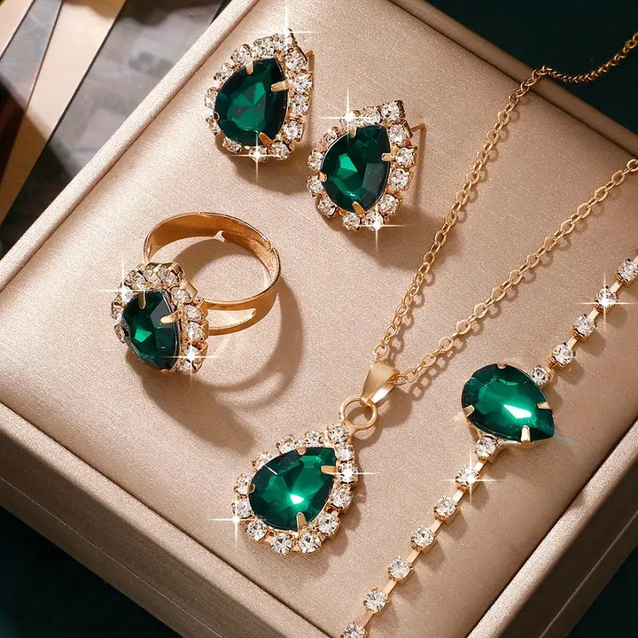 Elisandre™ - Vermont Gold Jewelry Set