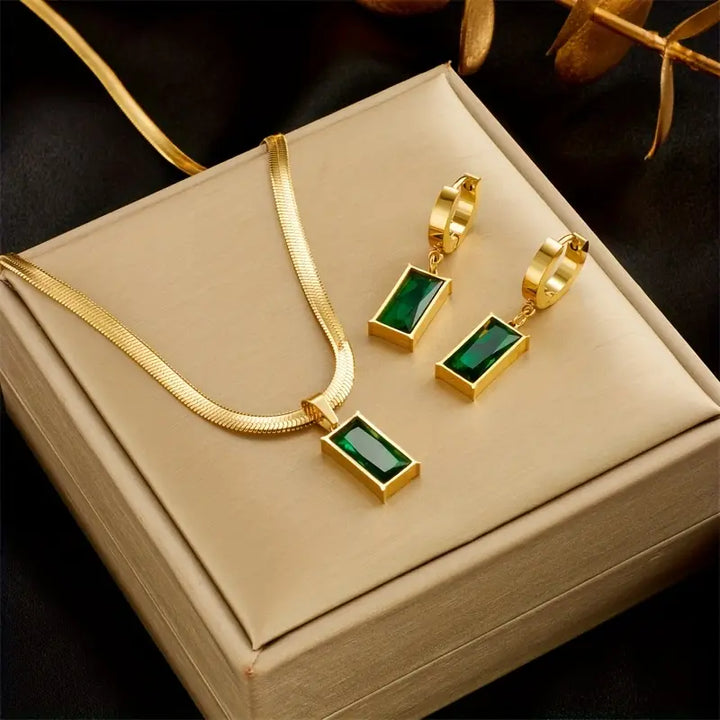 Iselotte™ - Gold Jewelry Set