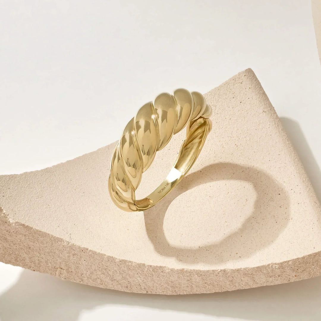 Golden Croissant Ring™