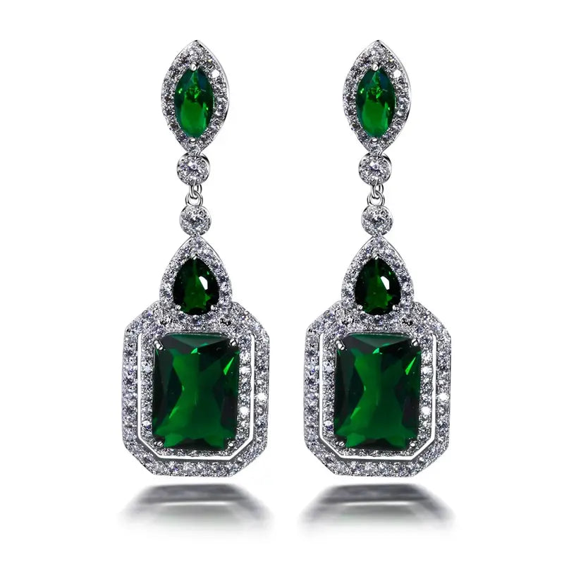 Clarion™ - Verdancia Earrings in White Gold