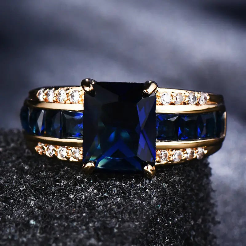Kassira™ - Bluemont Gold Ring