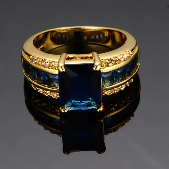 Kassira™ - Bluemont Gold Ring