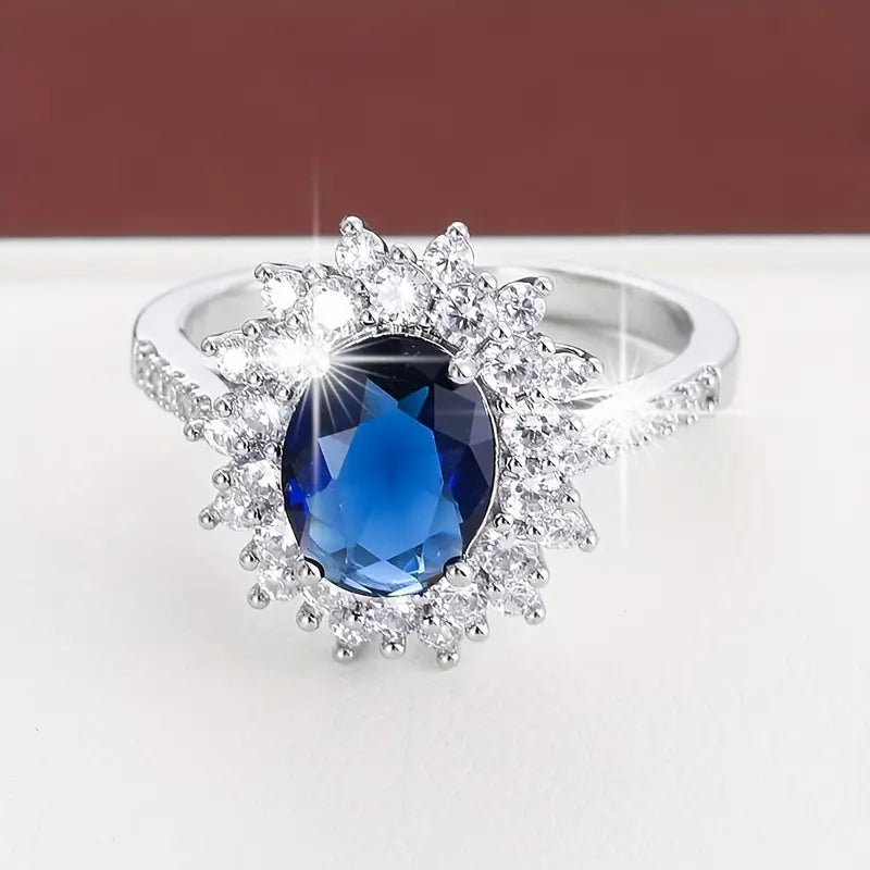 Vionne™ - Sapphire & Gold Elegance Ring