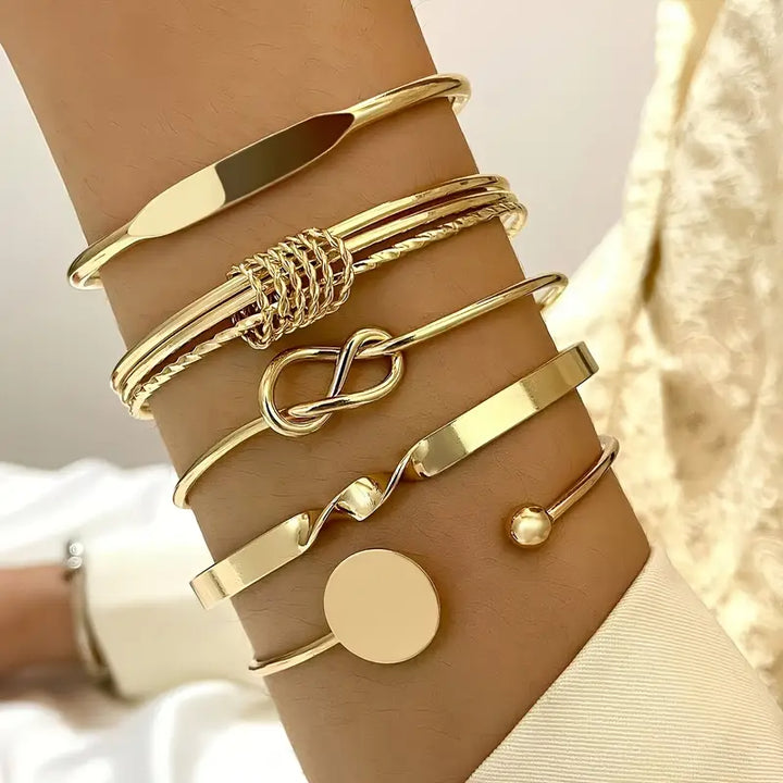 Knotted™ - Gold Elegance Bracelet Collection