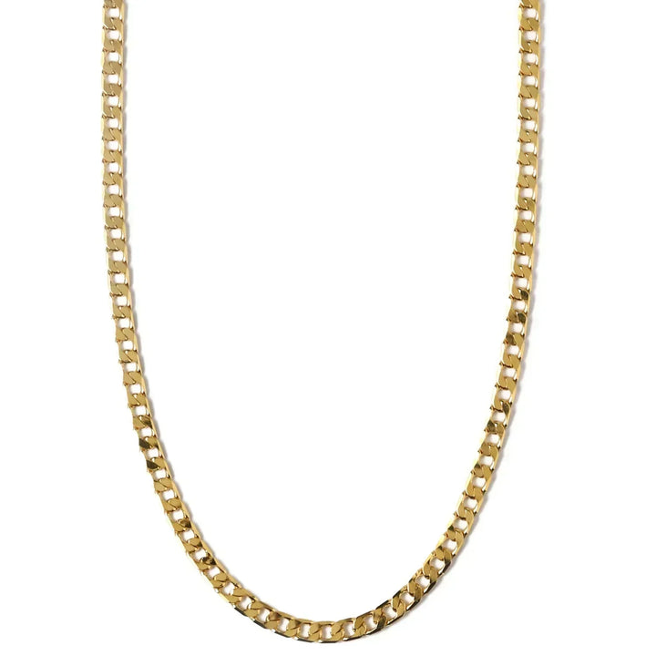 Vero™ - Gold Flat Link Curb Chain Necklace