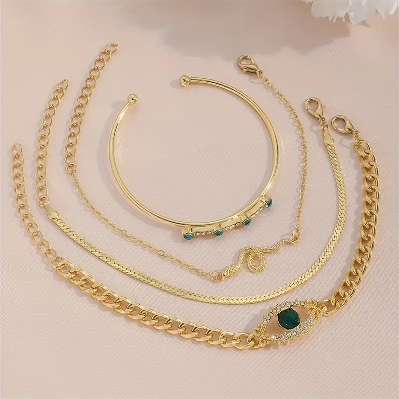 Serpina Veyra™ - Gold Bracelet Set