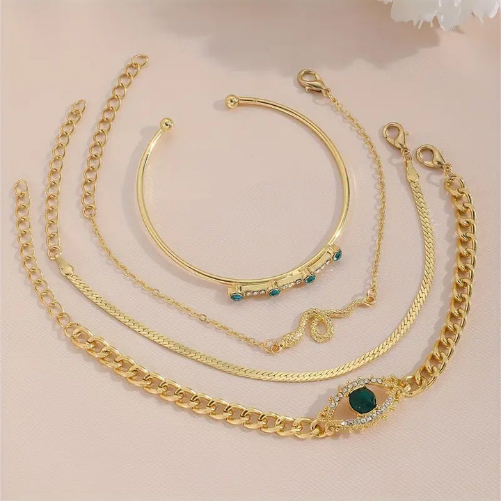 Serpina Veyra™ - Gold Bracelet Set