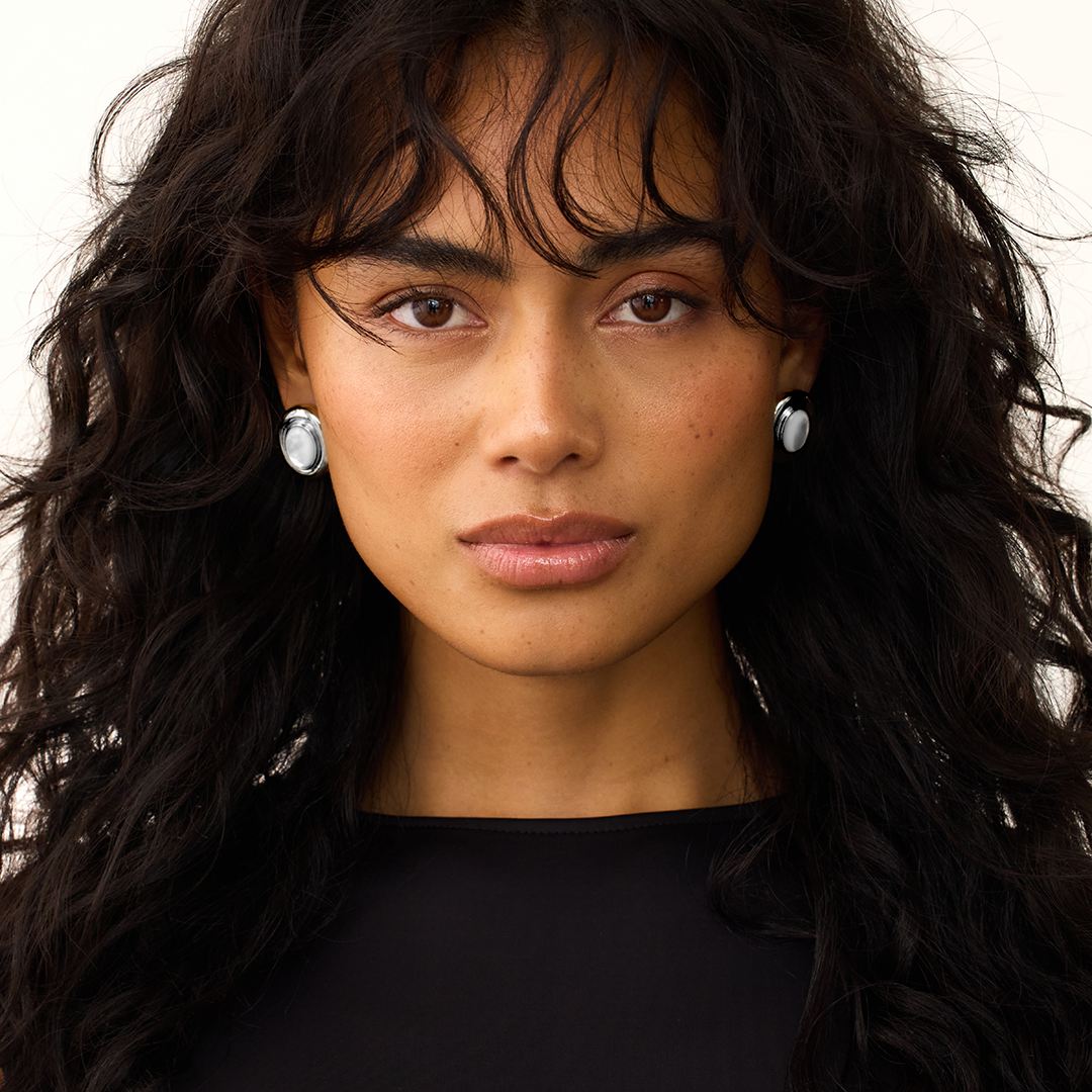 Giselle™ - Pearl Earrings in White Gold