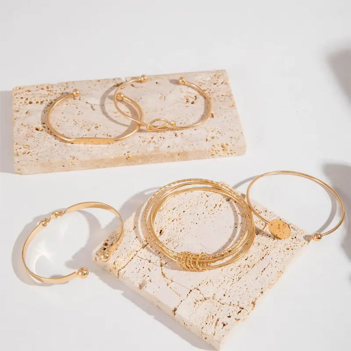 Knotted™ - Gold Elegance Bracelet Collection