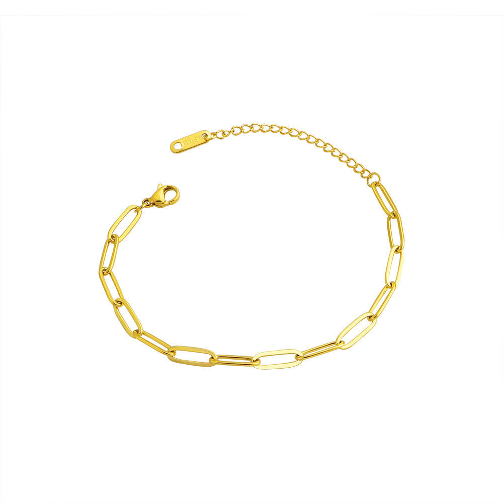 Venice™ - White Gold Link Bracelet