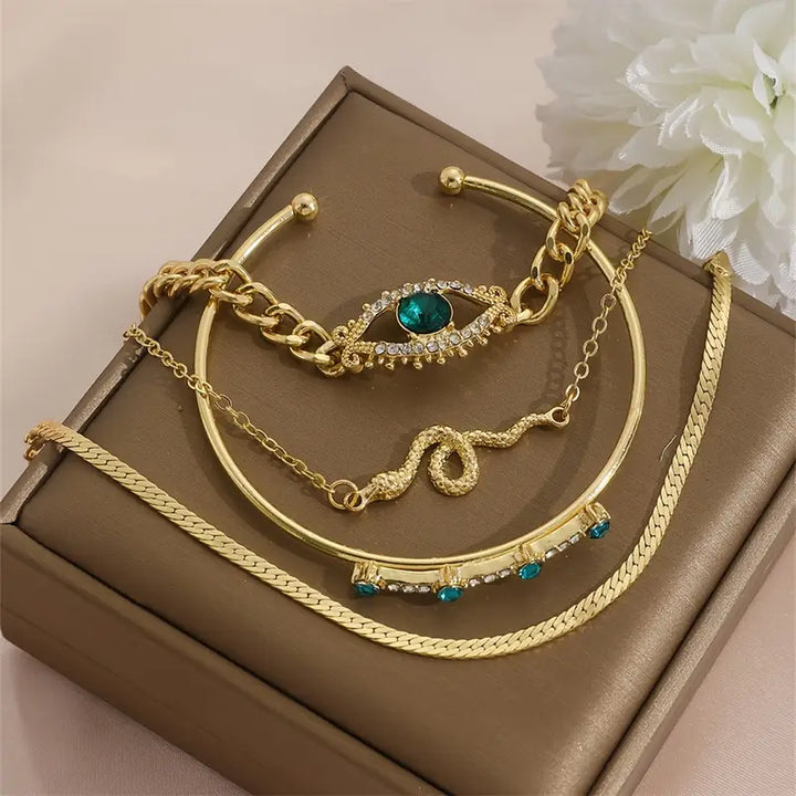Serpina Veyra™ - Gold Bracelet Set