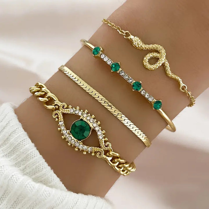 Serpina Veyra™ - Gold Bracelet Set