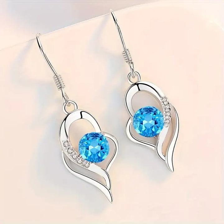 Eclipse™ - Heart Drop Earrings