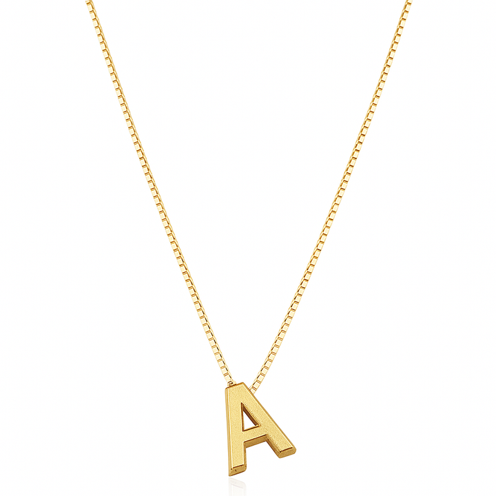 LoveNote™ - Gold Initial Pendant Necklace