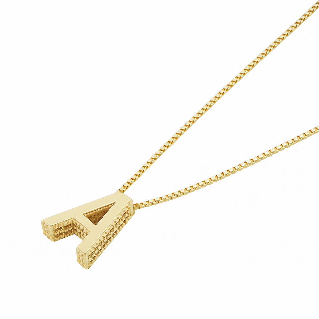 LoveNote™ - Gold Initial Pendant Necklace