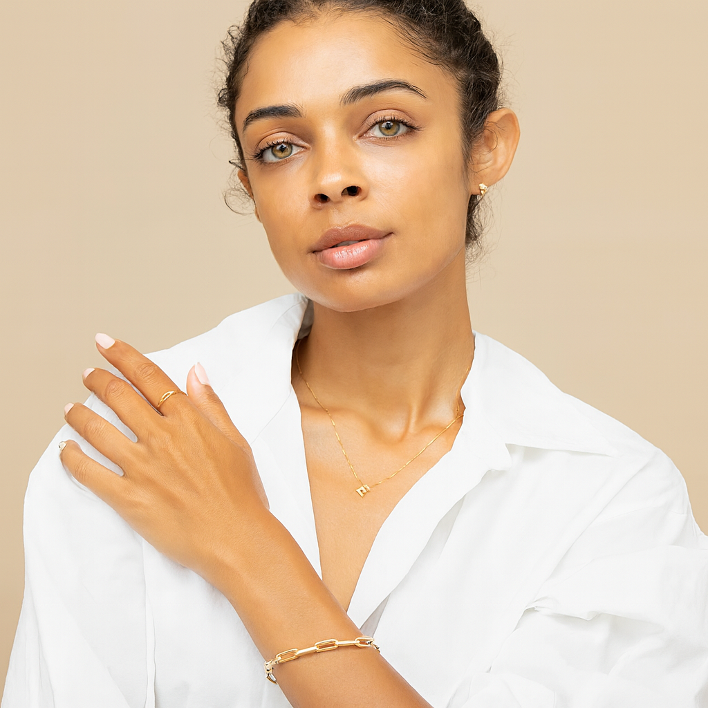 LoveNote™ - Gold Initial Pendant Necklace