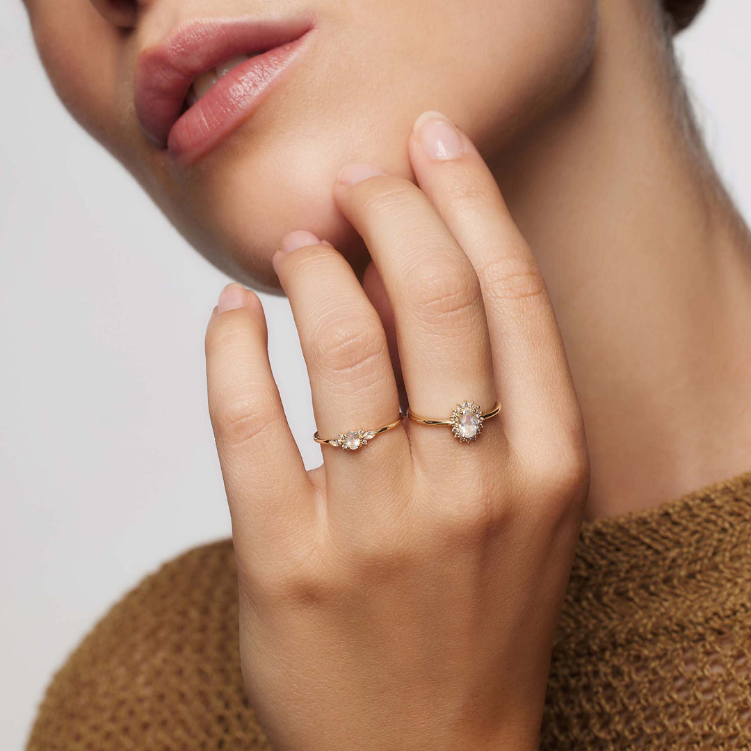 Muse™ - Gold Moonstone Ring