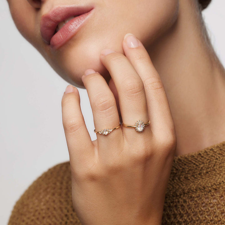 Muse™ - Gold Moonstone Ring