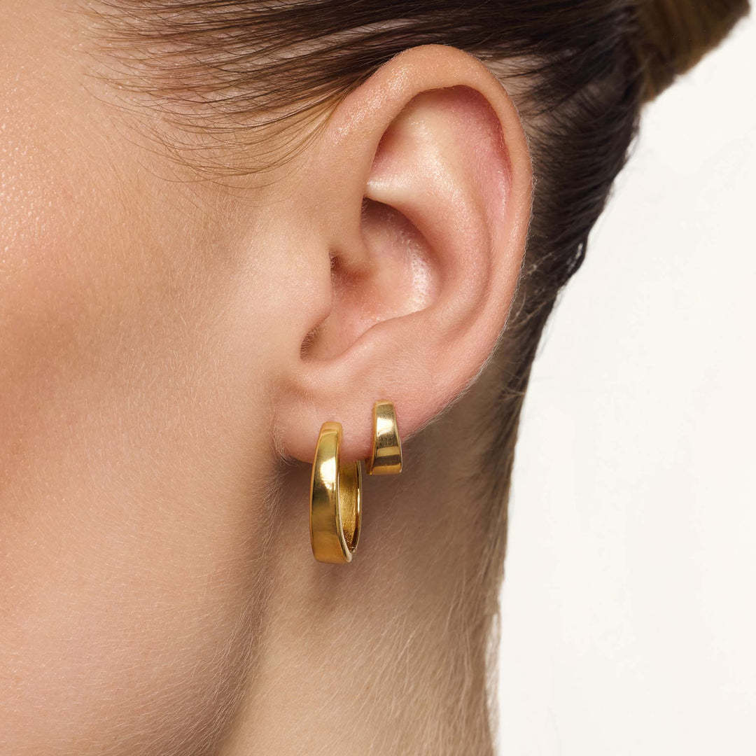 Gia™ - Gold Hoop Earrings