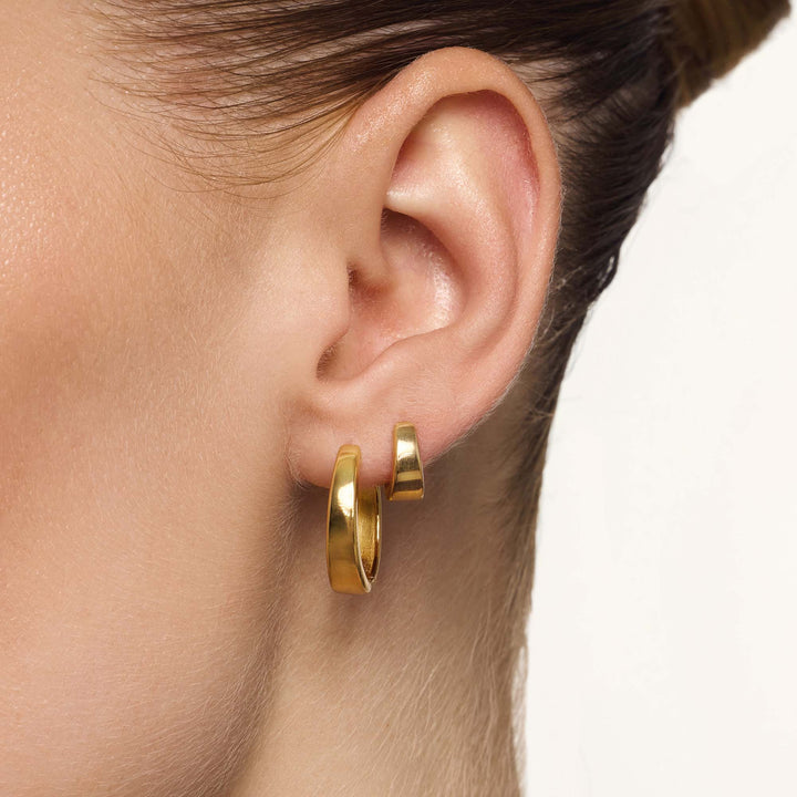 Gia™ - Gold Hoop Earrings