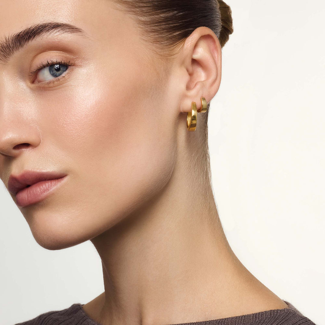 Gia™ - Gold Hoop Earrings