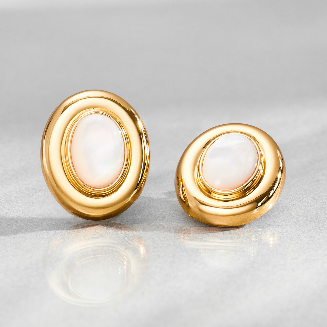 Giselle™ - Pearl Earrings in Gold