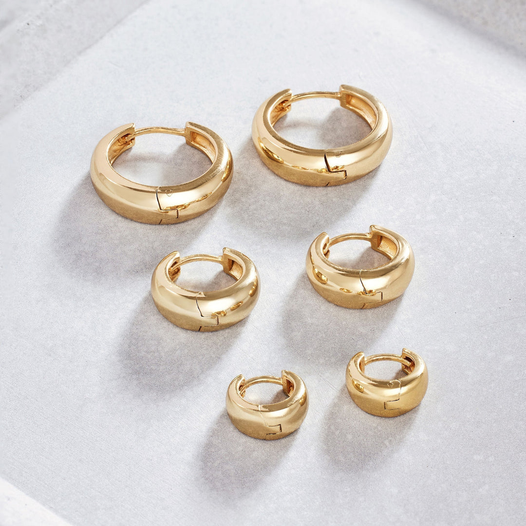 Rue Hoops™ - Elegant Gold Earrings