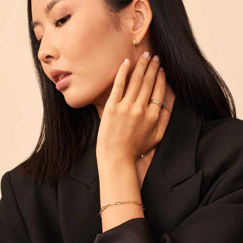 Venice™ - Elegant Gold Link Bracelet