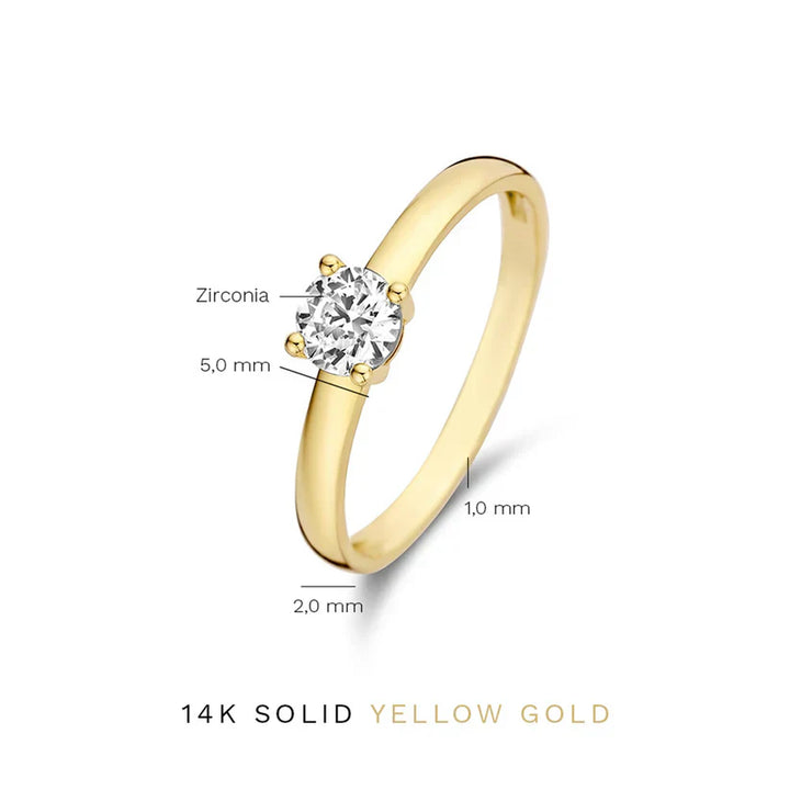 Mira™ - Castelle Gold Ring