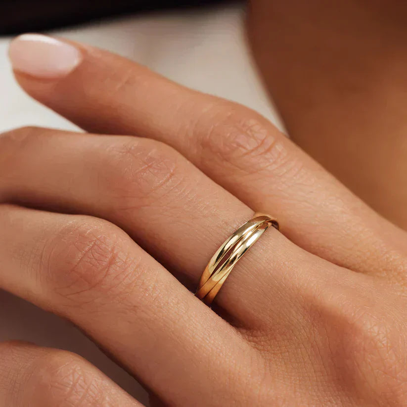 Lena™ - Gold Trielle Ring