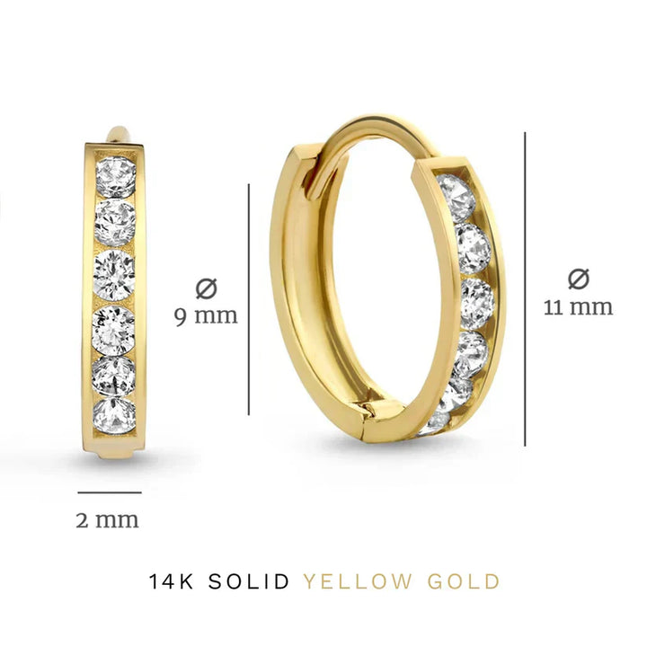 Brillane™ - Elegant Gold Stone Earrings Set