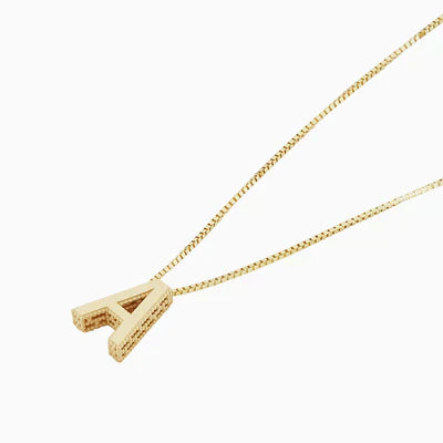 Heartfelt Initial Necklace | Gold