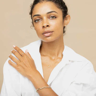 Heartfelt Initial Necklace | Gold