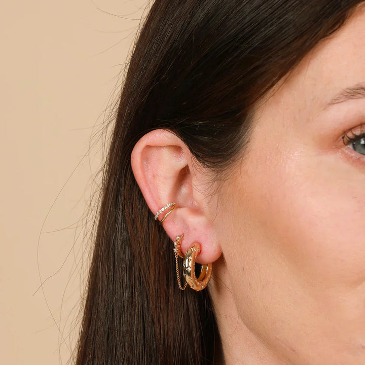 Celestial Gold Hoop Earrings