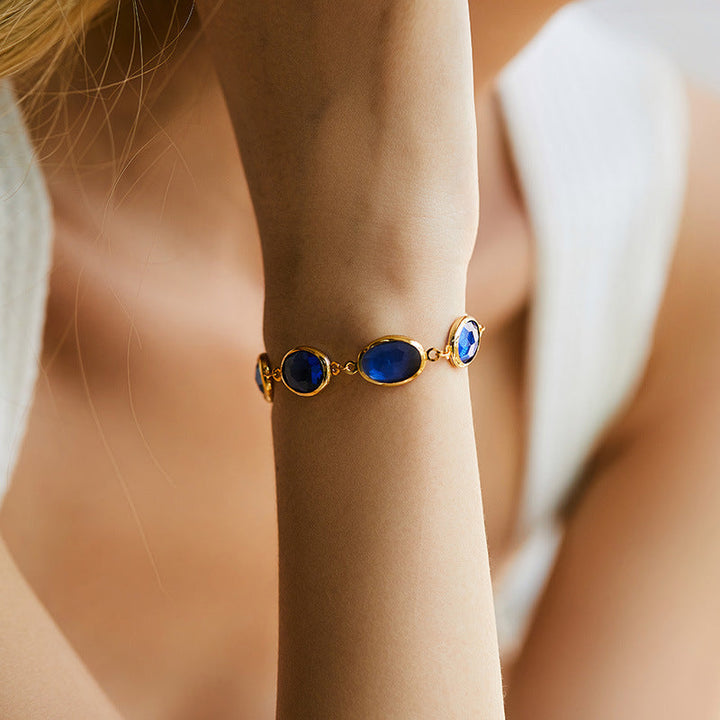 Seraphyne™ - Glacienne Gold Bracelet