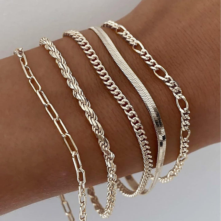Ellis Renner™ - Gold Bracelet Set