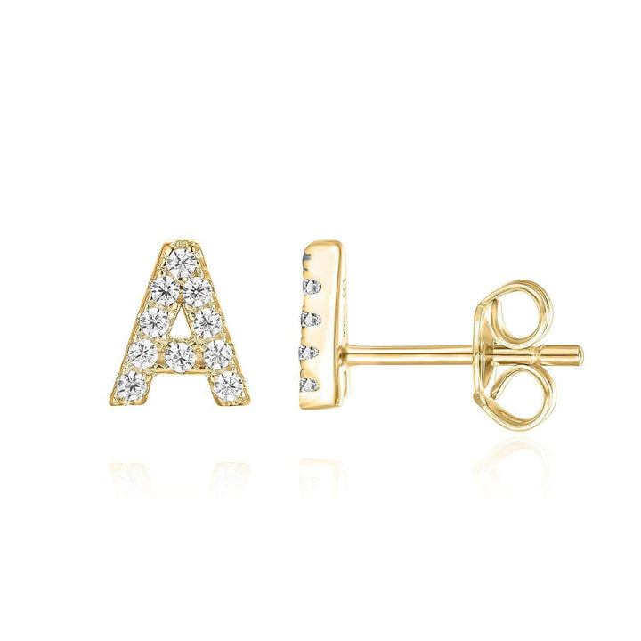 Initial Earring - Gold | Single Piece