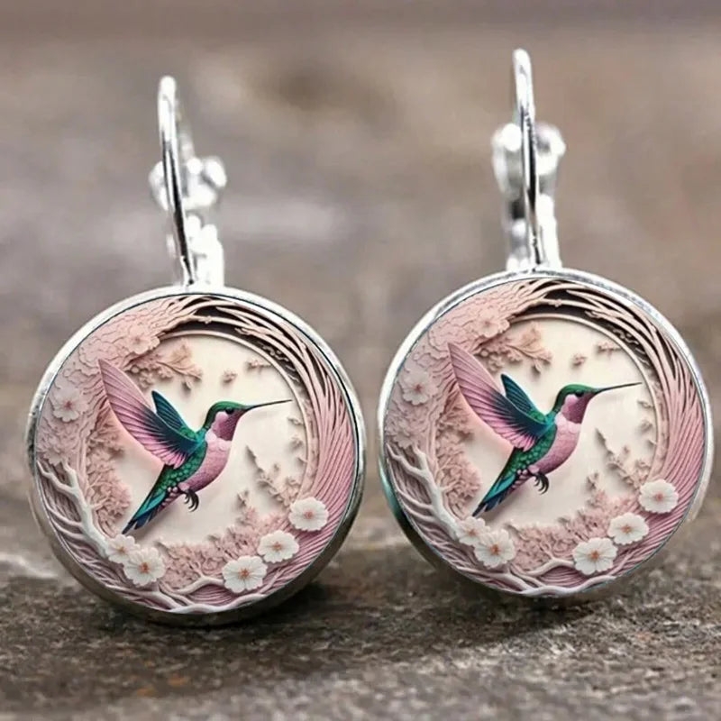 Hummingbird™ - Glass Dome Pendant Necklace