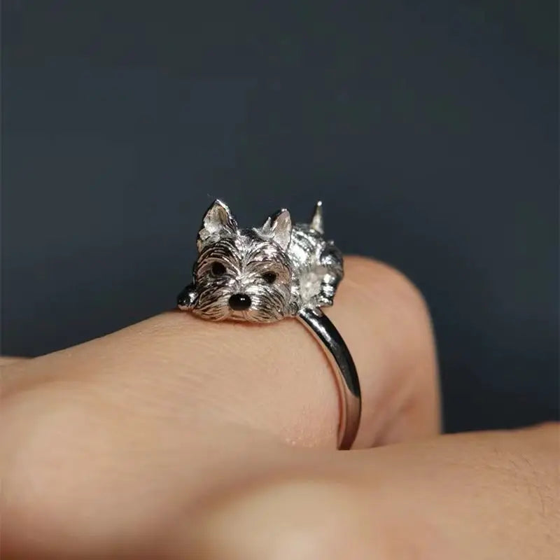 Vintage-Inspired Adjustable Dog Ring
