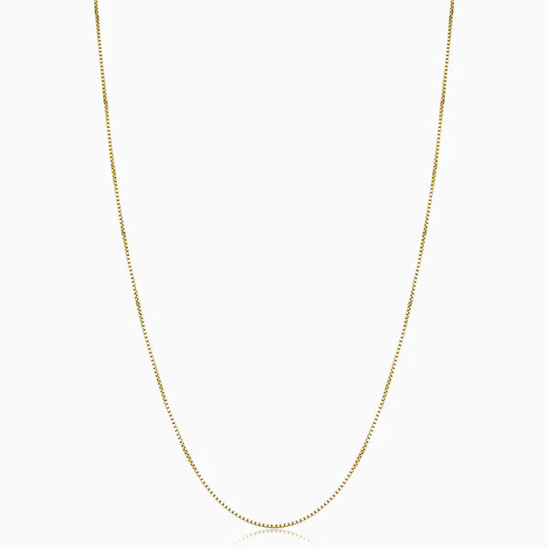 Bodega™ - Gold Box Pendant Necklace