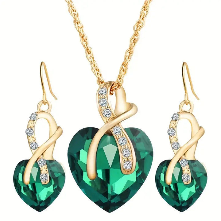 Selena™ - Elegant Gold Jewelry Set