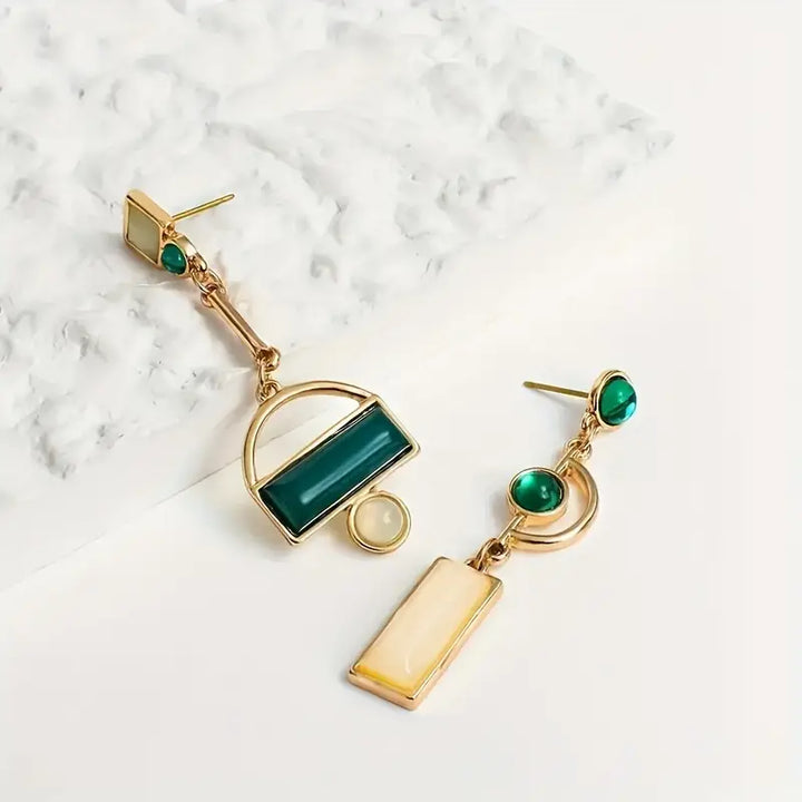 Selene™ - Gold Marquet Earrings