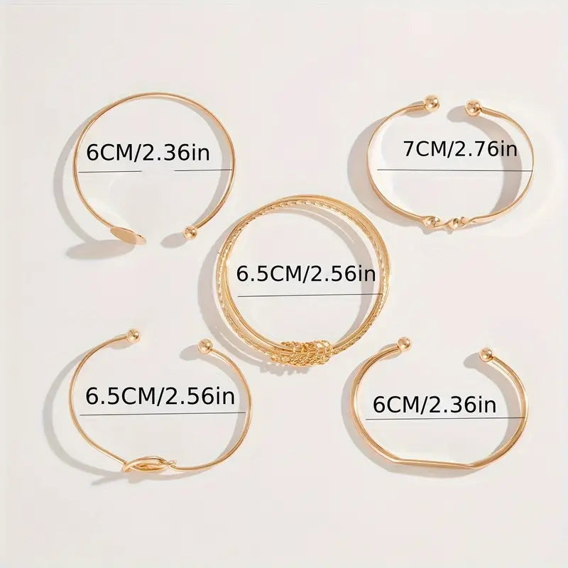 Knotted™ - Gold Elegance Bracelet Collection