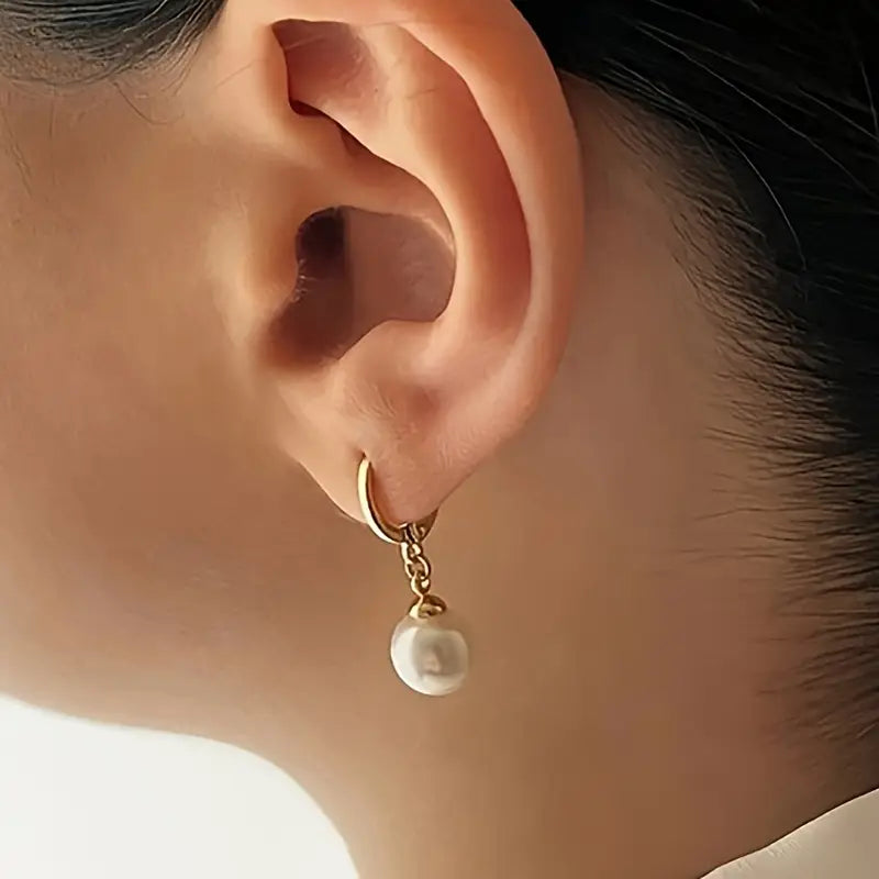 Golden Grace™ - Pearl Jewelry Set in Gold