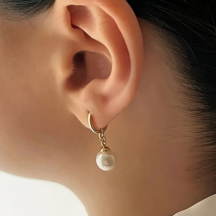 Golden Elegance™ - Pearl Jewelry Set in Gold