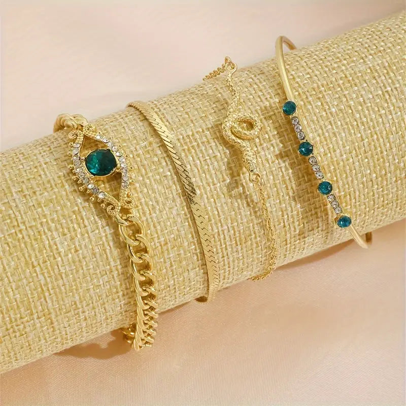 Serpina Veyra™ - Gold Bracelet Set