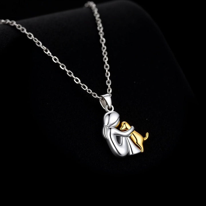 Hug Pendant Necklace with Complimentary Earrings – Exclusive Limited Time Deal