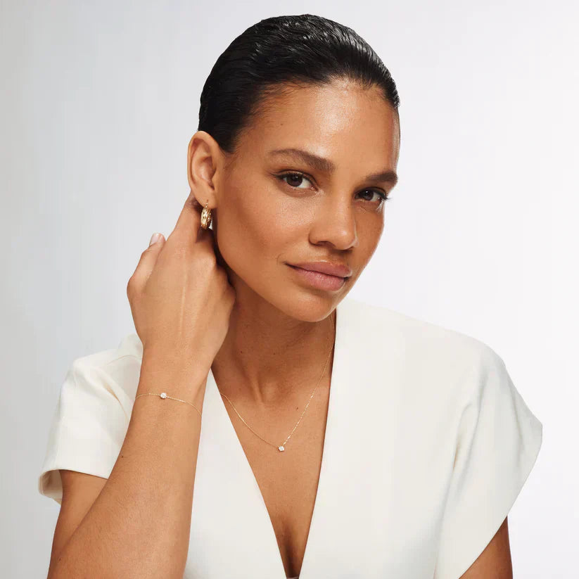 Cléa™ - Moissanite Stone Bracelet in Gold