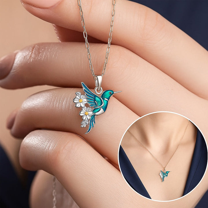 Hummingbird Elegance Necklace Set with Complimentary Earrings – Special Limited Edition