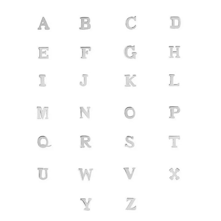 Vita Signa™ - White Gold Initial Bracelet